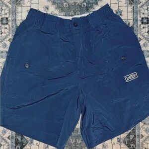 AFTCO Navy Cargo Shorts for Men